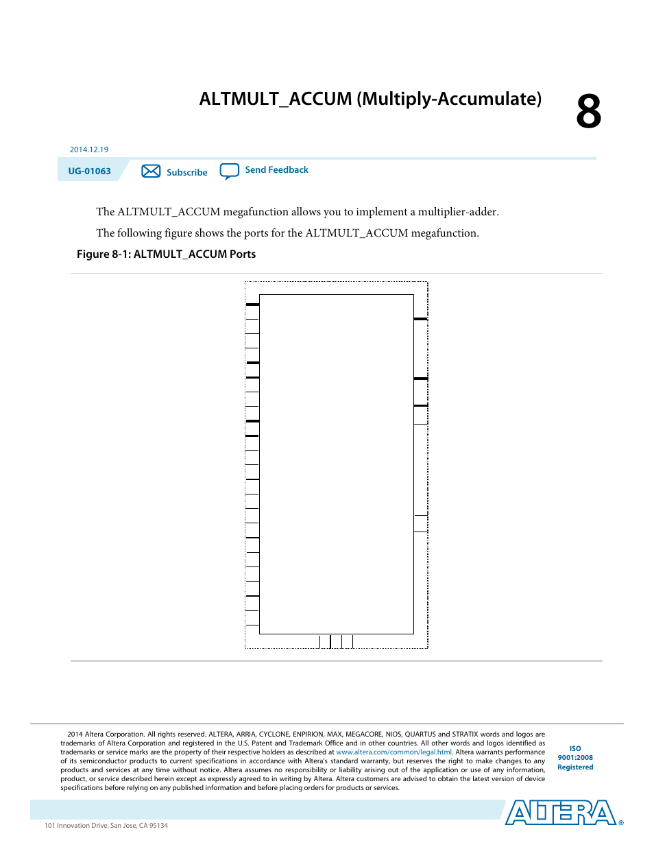 Altmult_accum (multiply-accumulate), Altmult_accum (multiply-accumulate) -1 | Altera Integer Arithmetic IP User Manual | Page 82 / 157