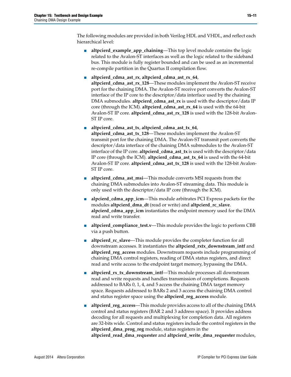 Altera IP Compiler for PCI Express User Manual | Page 243 / 372
