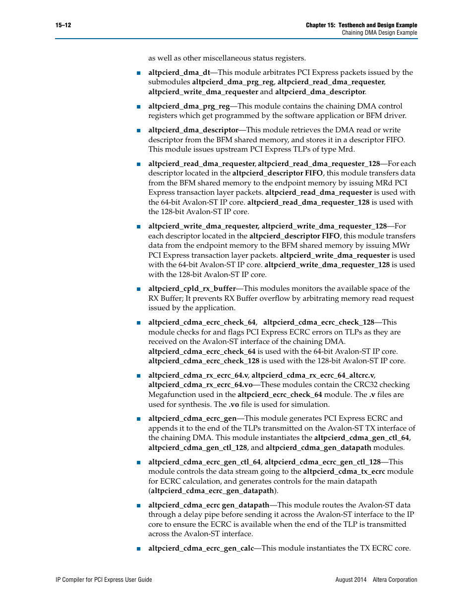 Altera IP Compiler for PCI Express User Manual | Page 244 / 372
