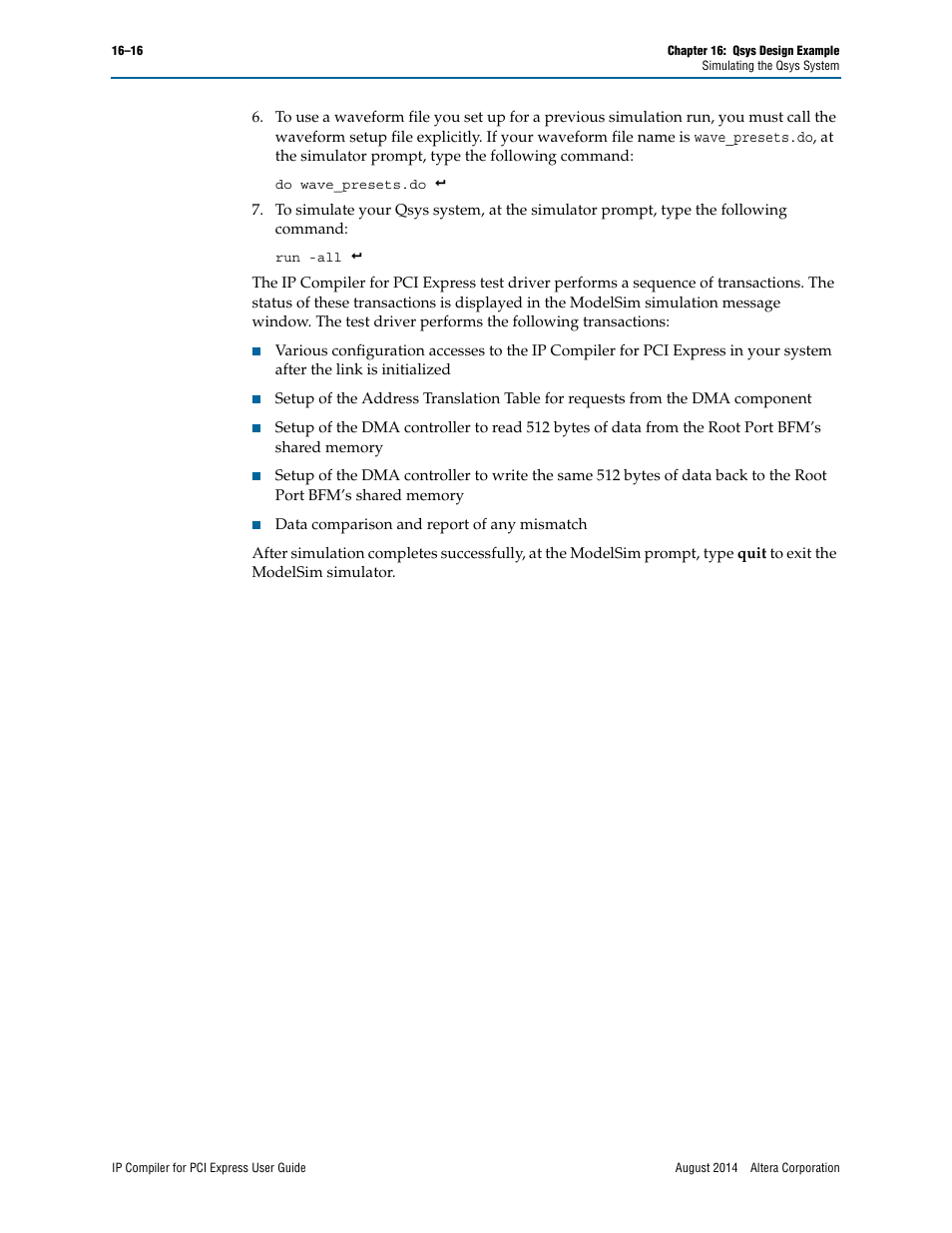 Altera IP Compiler for PCI Express User Manual | Page 304 / 372