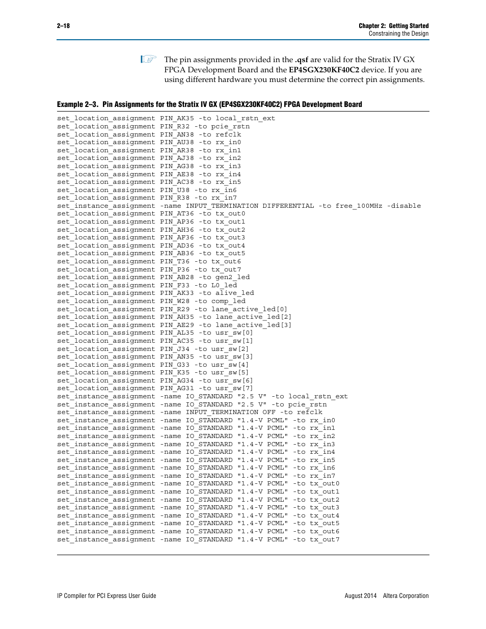 Altera IP Compiler for PCI Express User Manual | Page 34 / 372