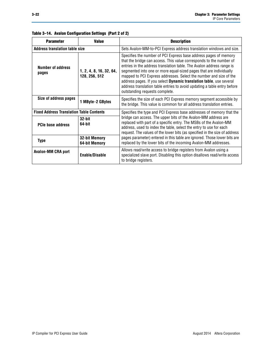 Altera IP Compiler for PCI Express User Manual | Page 58 / 372