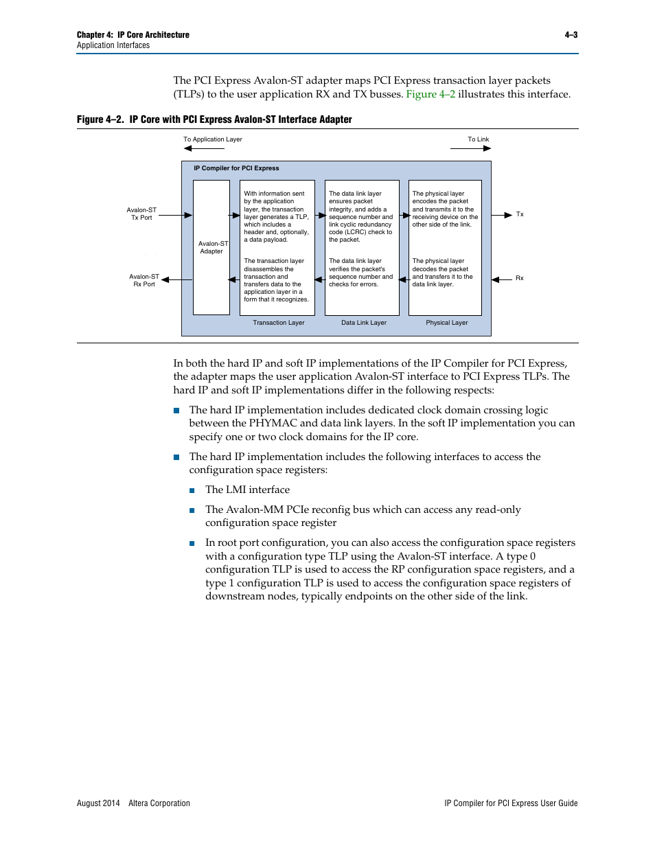 The lmi interface | Altera IP Compiler for PCI Express User Manual | Page 61 / 372