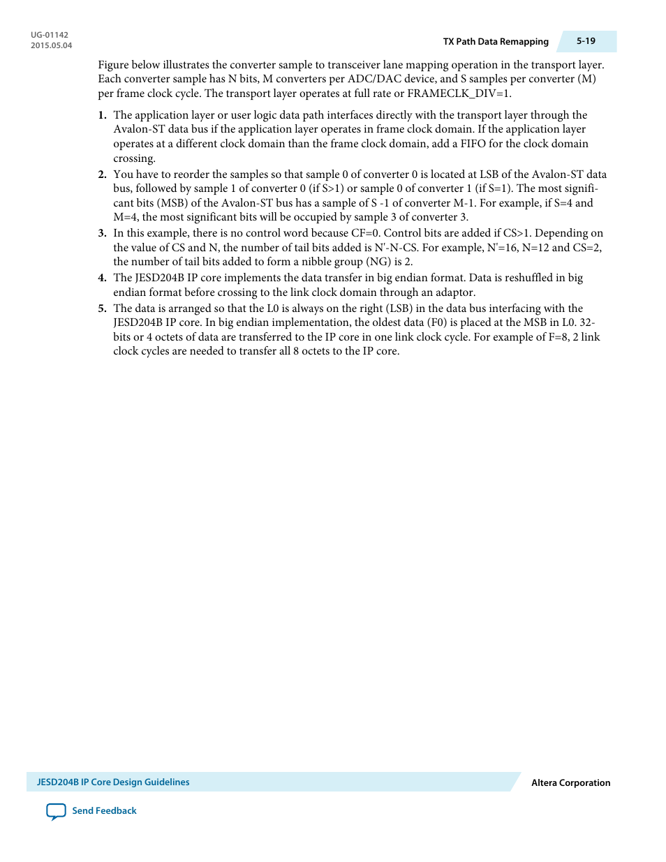 Altera JESD204B IP User Manual | Page 100 / 158