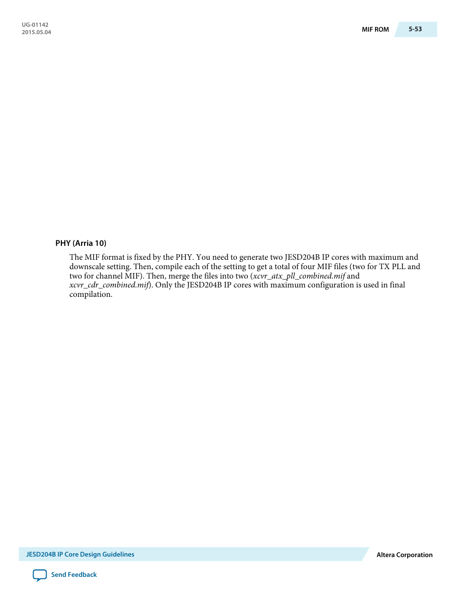 Altera JESD204B IP User Manual | Page 134 / 158