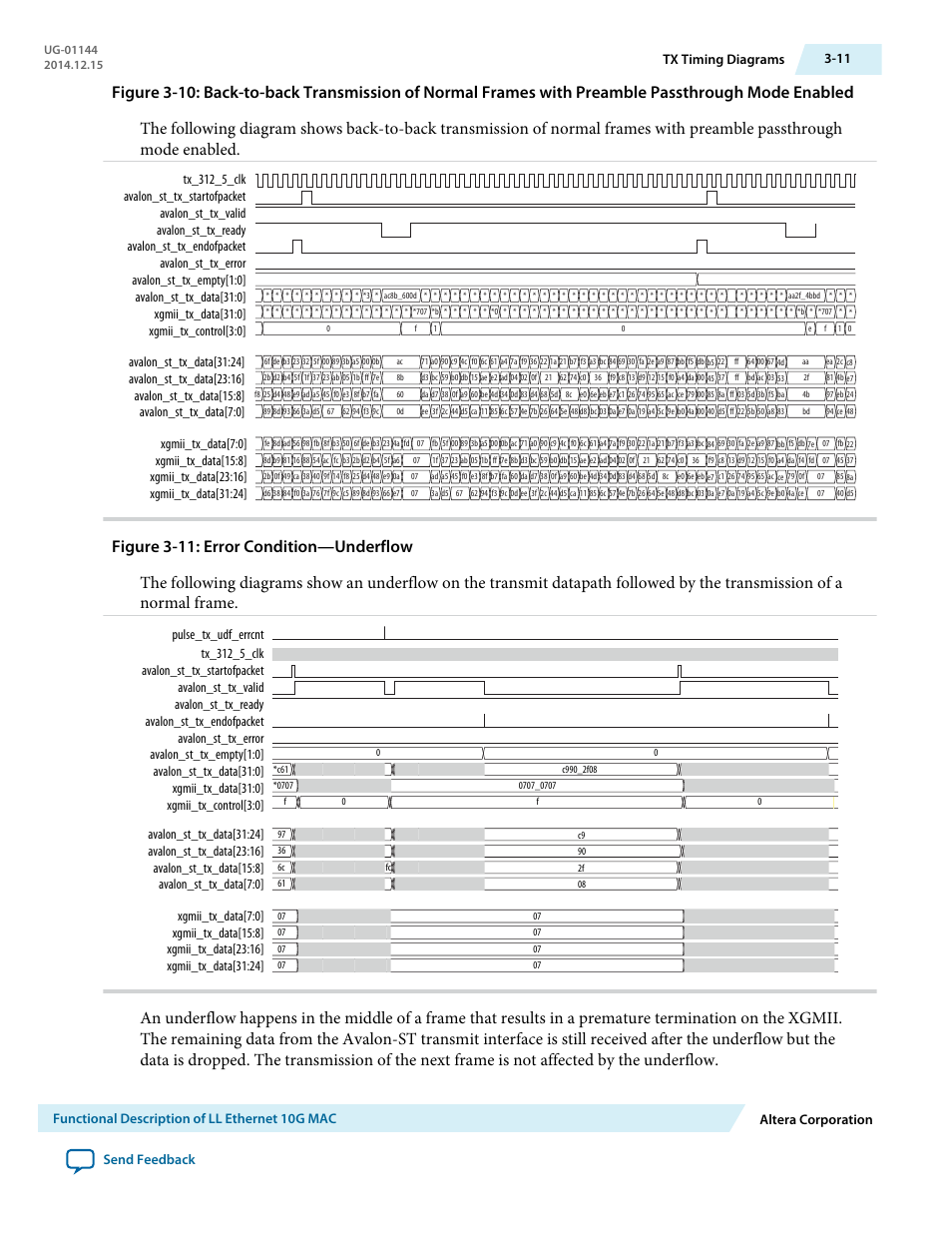 Altera Low Latency Ethernet 10G MAC User Manual | Page 33 / 109