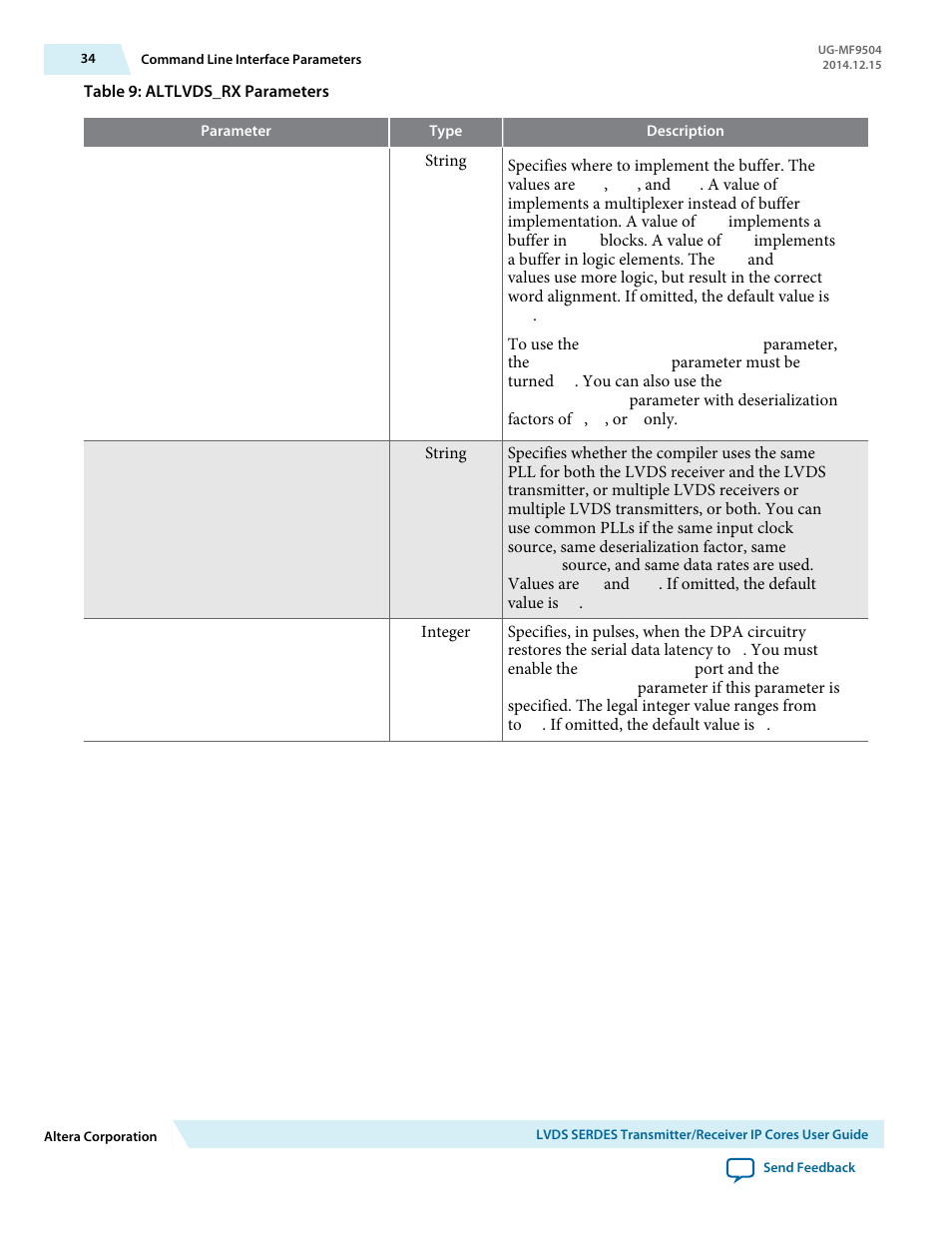 Altera LVDS SERDES Transmitter / Receiver User Manual | Page 34 / 72
