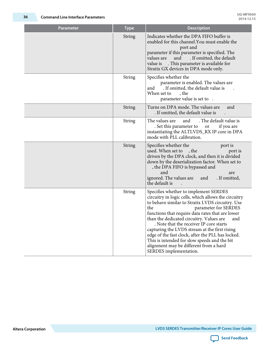 Altera LVDS SERDES Transmitter / Receiver User Manual | Page 36 / 72