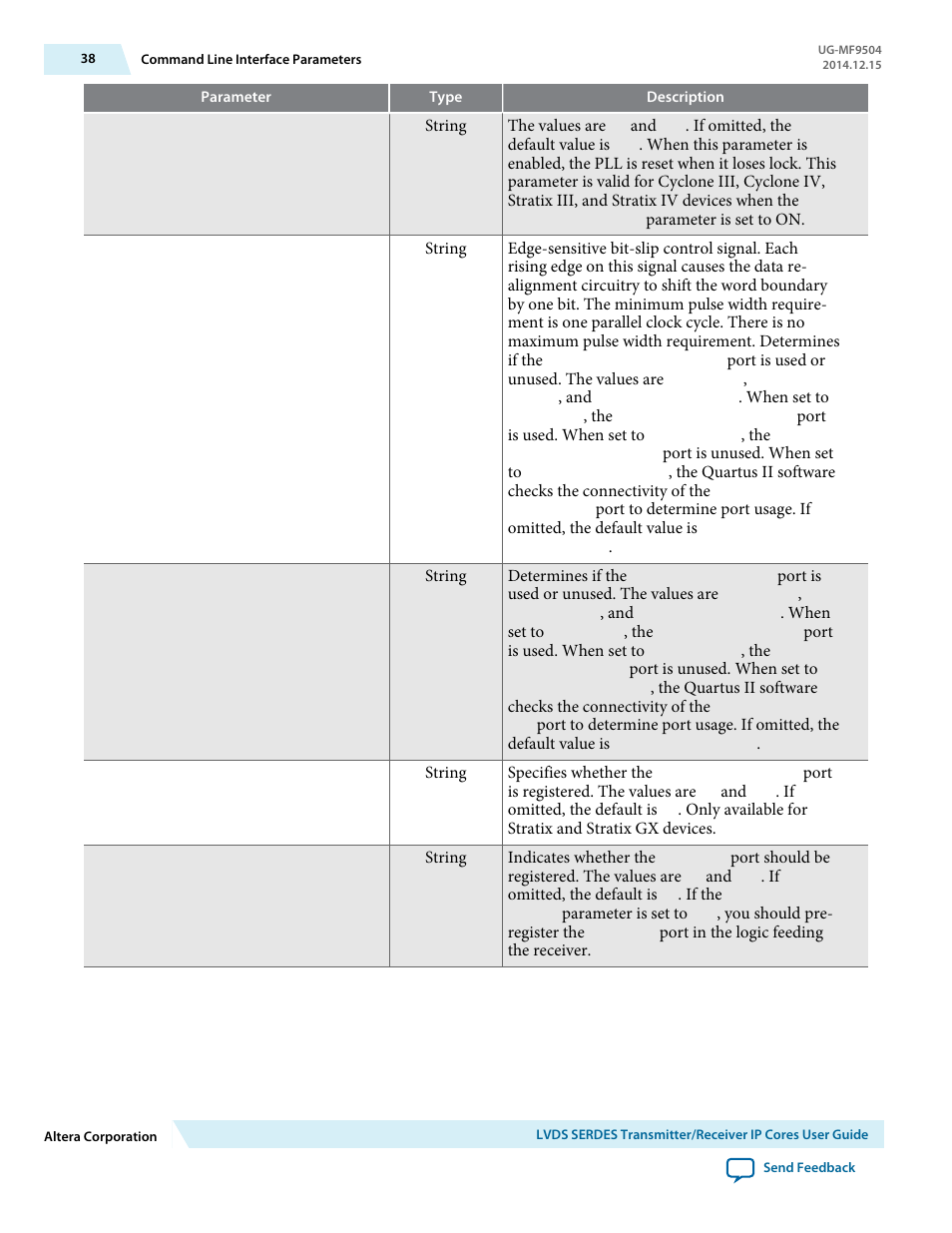 Altera LVDS SERDES Transmitter / Receiver User Manual | Page 38 / 72