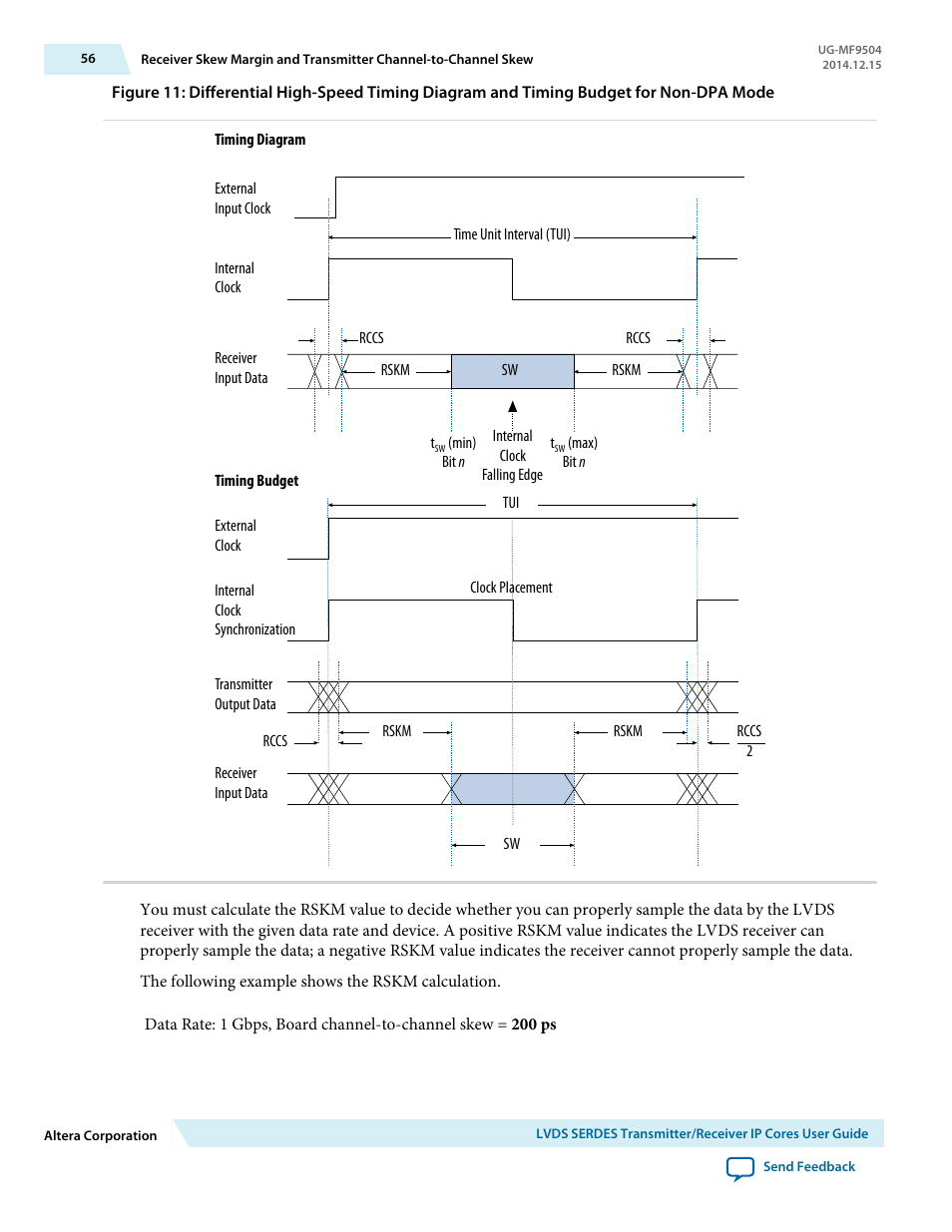 Altera LVDS SERDES Transmitter / Receiver User Manual | Page 56 / 72