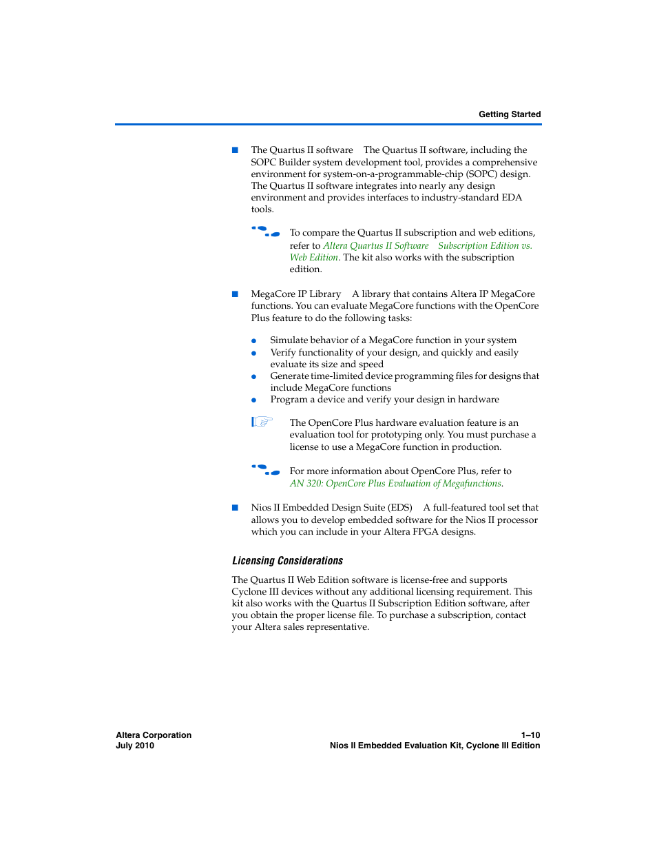 Altera Nios II Embedded Evaluation Kit Cyclone III Edition User Manual | Page 16 / 80