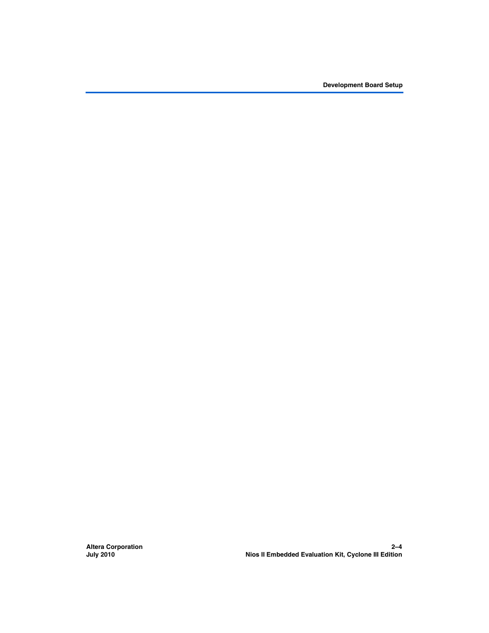 Altera Nios II Embedded Evaluation Kit Cyclone III Edition User Manual | Page 24 / 80