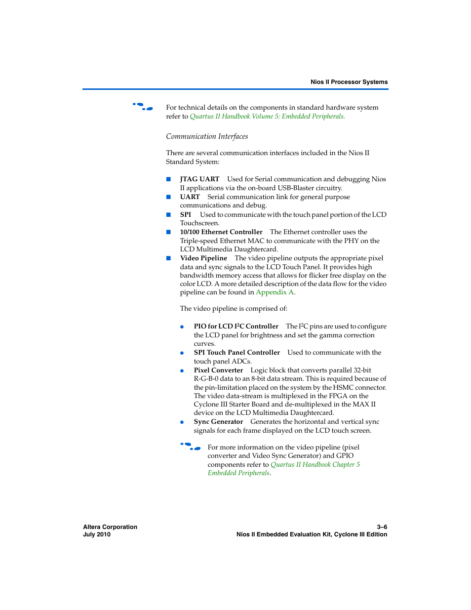 Altera Nios II Embedded Evaluation Kit Cyclone III Edition User Manual | Page 30 / 80