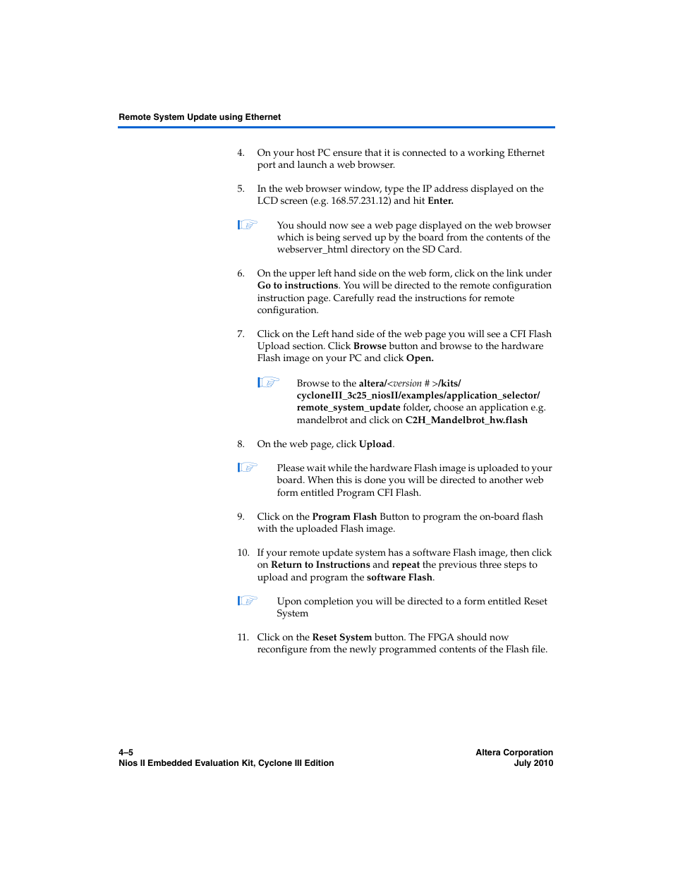 Altera Nios II Embedded Evaluation Kit Cyclone III Edition User Manual | Page 35 / 80