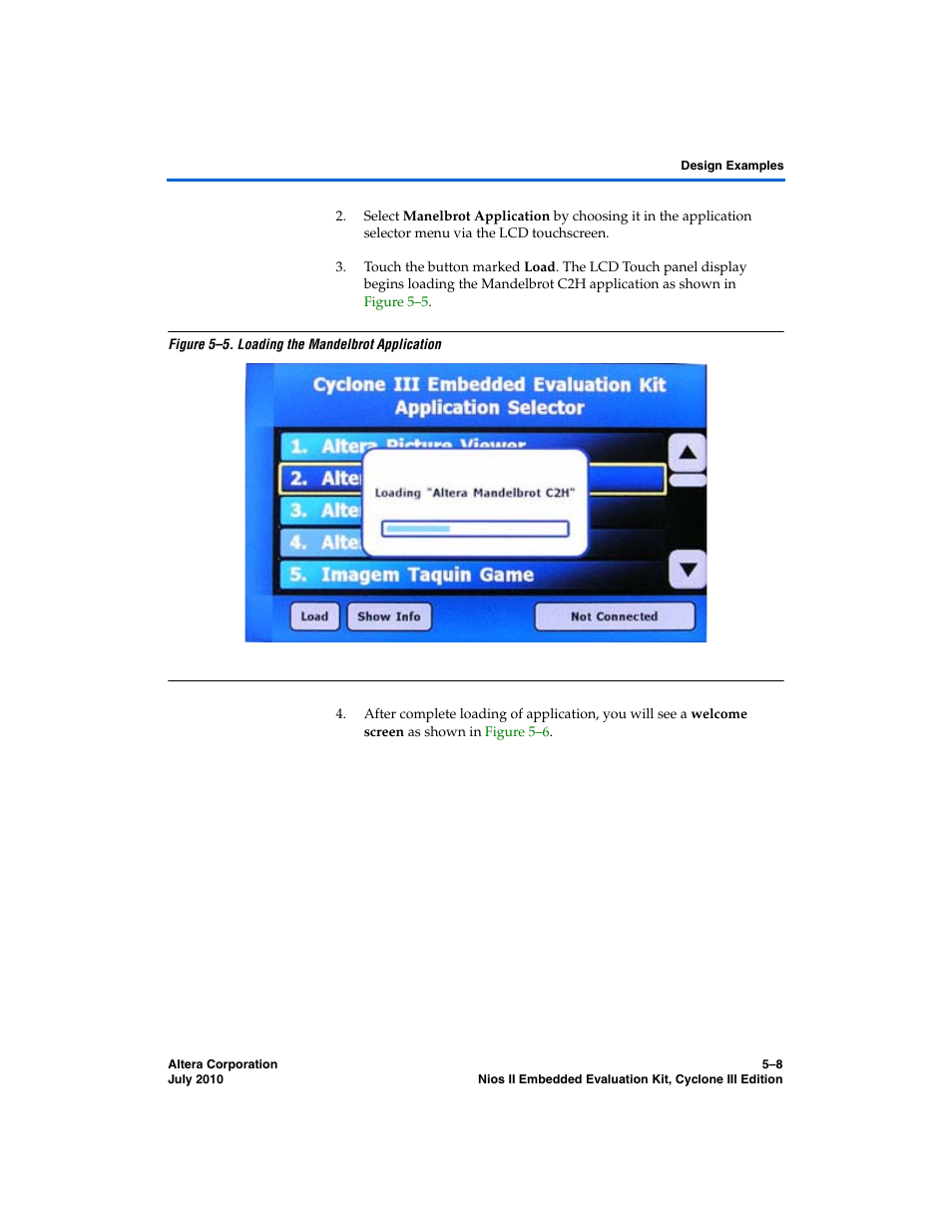 Altera Nios II Embedded Evaluation Kit Cyclone III Edition User Manual | Page 44 / 80