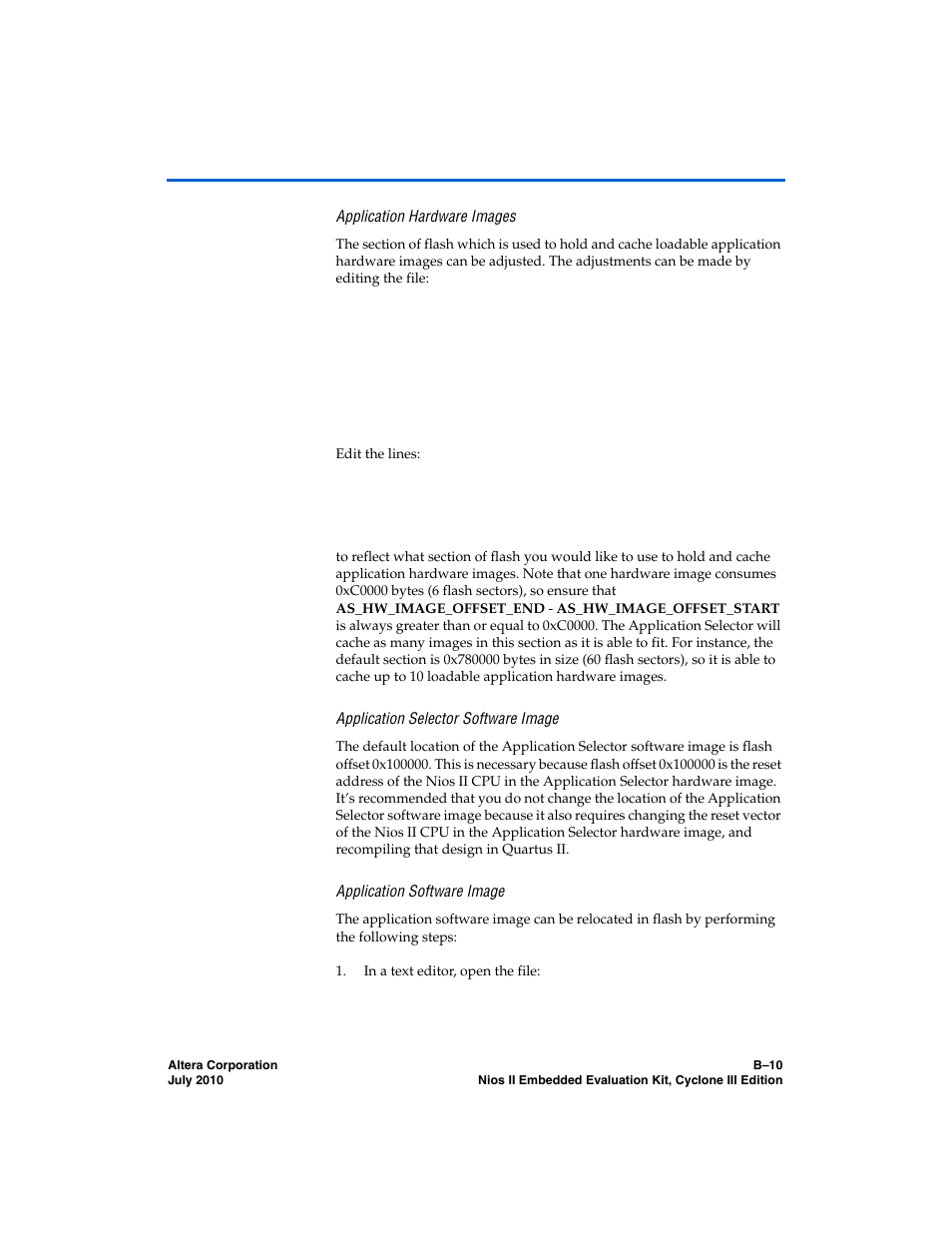 Altera Nios II Embedded Evaluation Kit Cyclone III Edition User Manual | Page 64 / 80