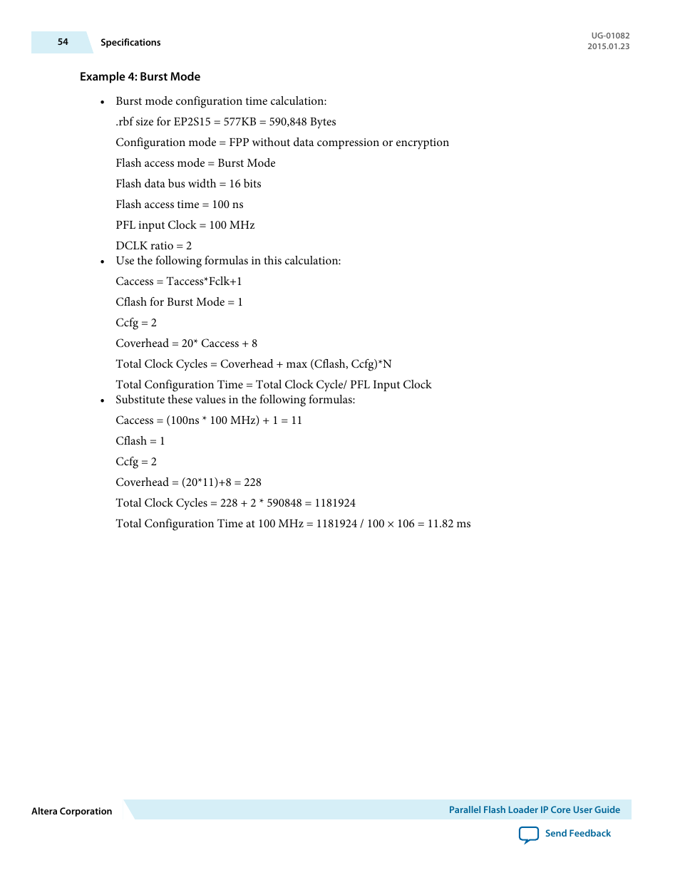 Altera Parallel Flash Loader IP User Manual | Page 54 / 57