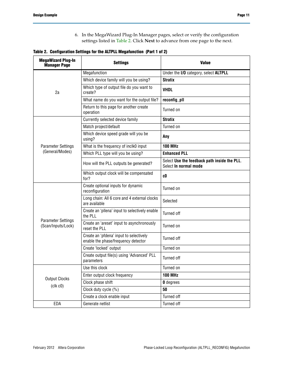 Altera Phase-Locked Loop Reconfiguration IP Core User Manual | Page 11 / 51