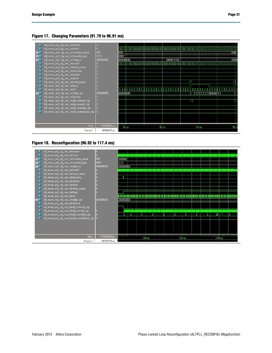 Altera Phase-Locked Loop Reconfiguration IP Core User Manual | Page 21 / 51