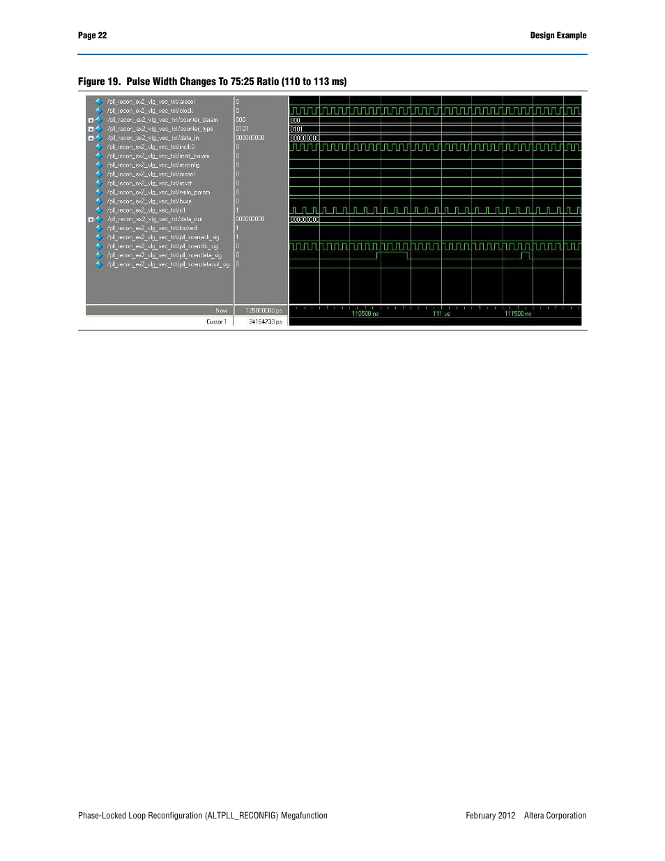 Altera Phase-Locked Loop Reconfiguration IP Core User Manual | Page 22 / 51