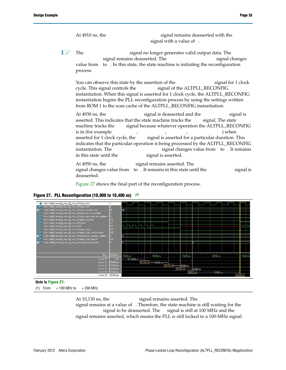 Altera Phase-Locked Loop Reconfiguration IP Core User Manual | Page 33 / 51