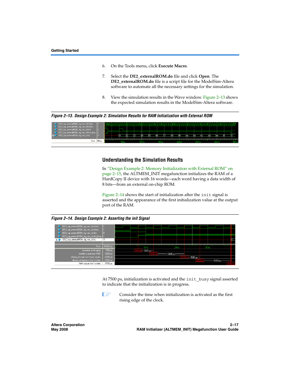 Understanding the simulation results | Altera RAM Initializer User Manual | Page 29 / 36