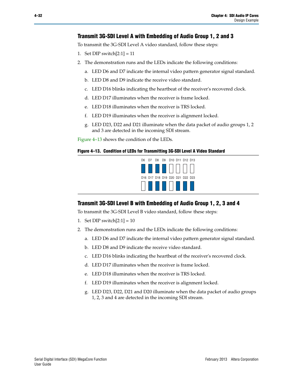Altera Serial Digital Interface (SDI) MegaCore Function User Manual | Page 120 / 140