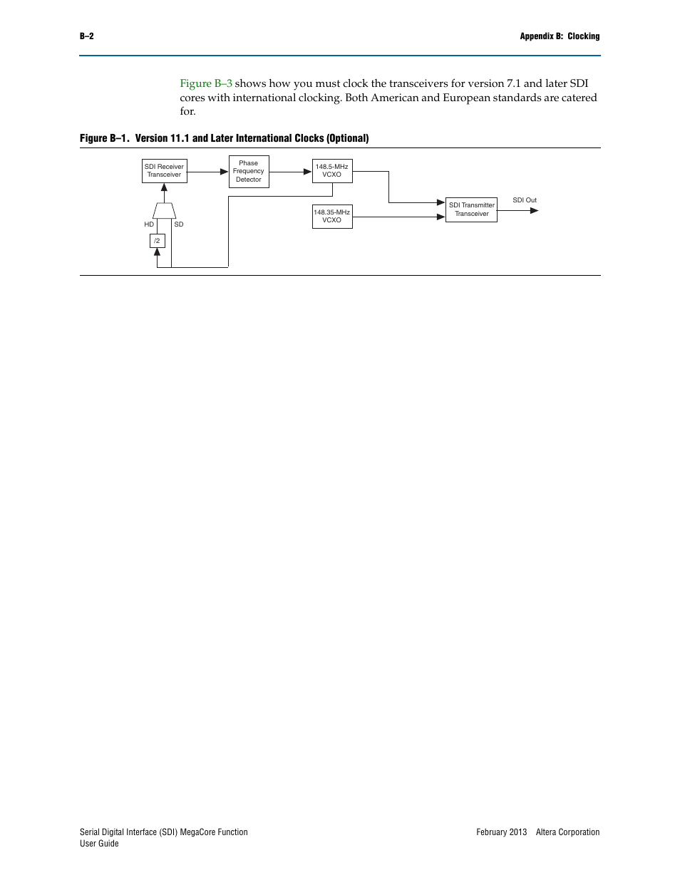 Altera Serial Digital Interface (SDI) MegaCore Function User Manual | Page 134 / 140