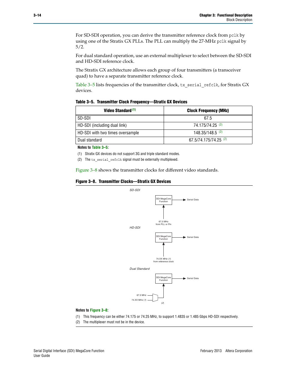 Altera Serial Digital Interface (SDI) MegaCore Function User Manual | Page 44 / 140