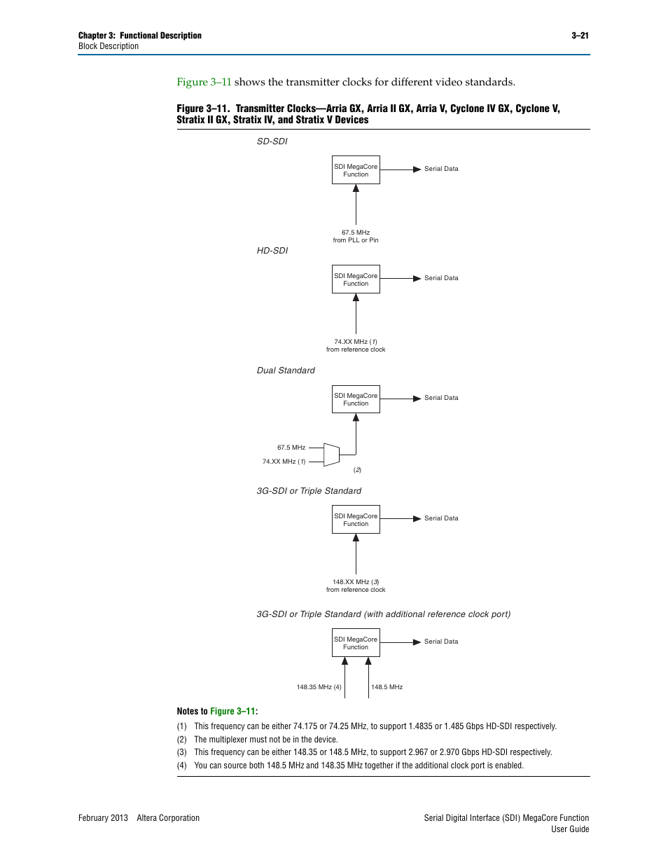 Altera Serial Digital Interface (SDI) MegaCore Function User Manual | Page 51 / 140