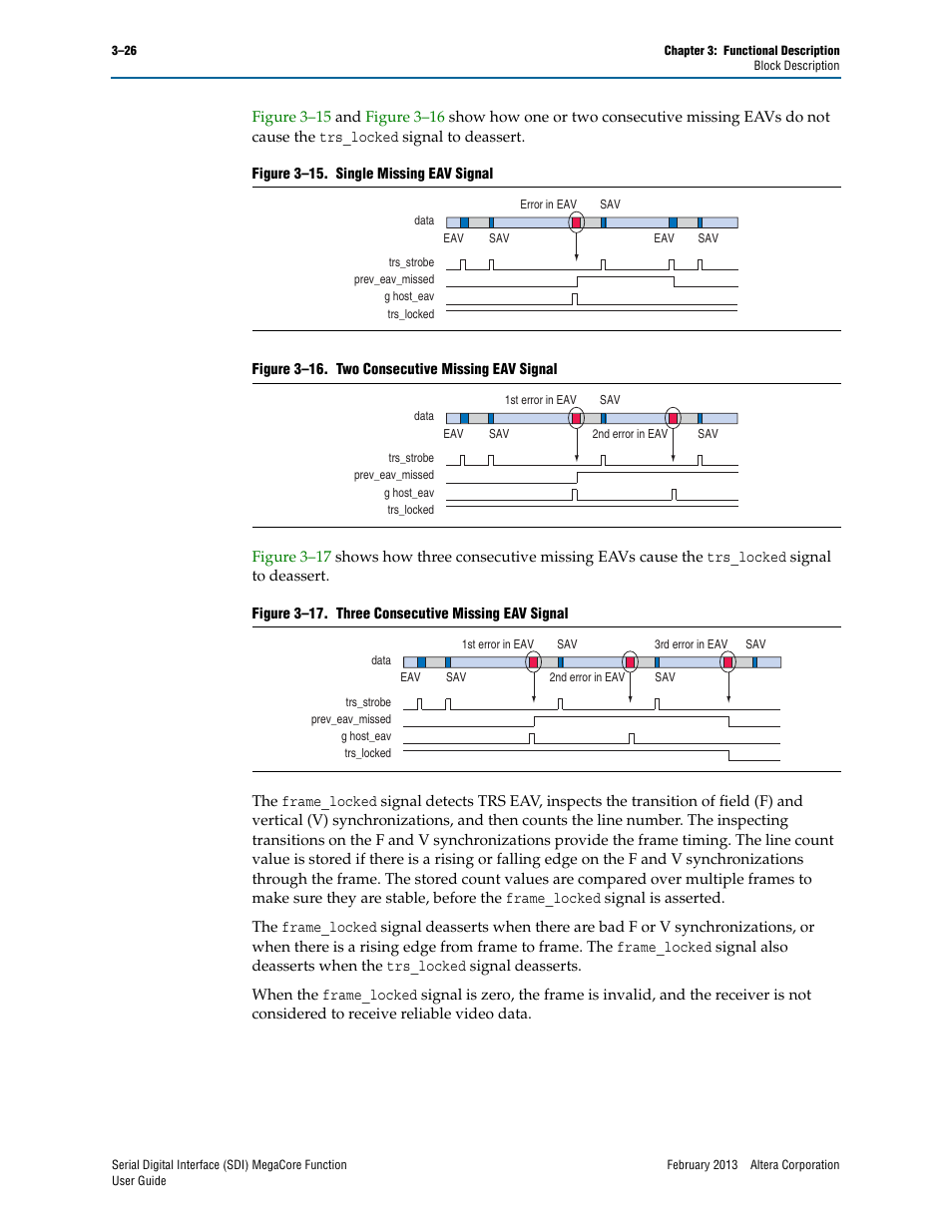Figure 3–15, Figure 3–16, Figure 3–17 | Altera Serial Digital Interface (SDI) MegaCore Function User Manual | Page 56 / 140