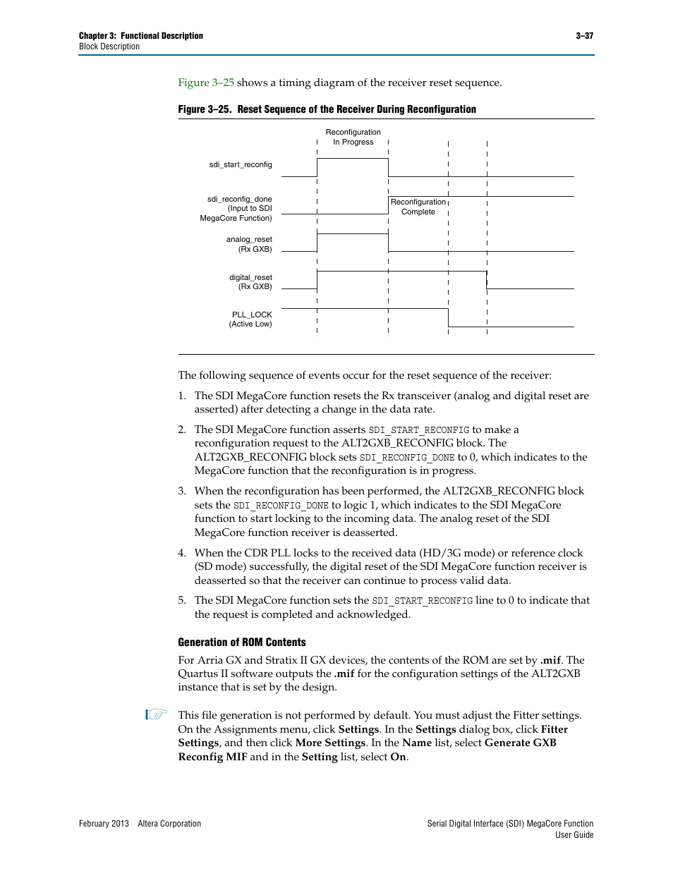 Altera Serial Digital Interface (SDI) MegaCore Function User Manual | Page 67 / 140