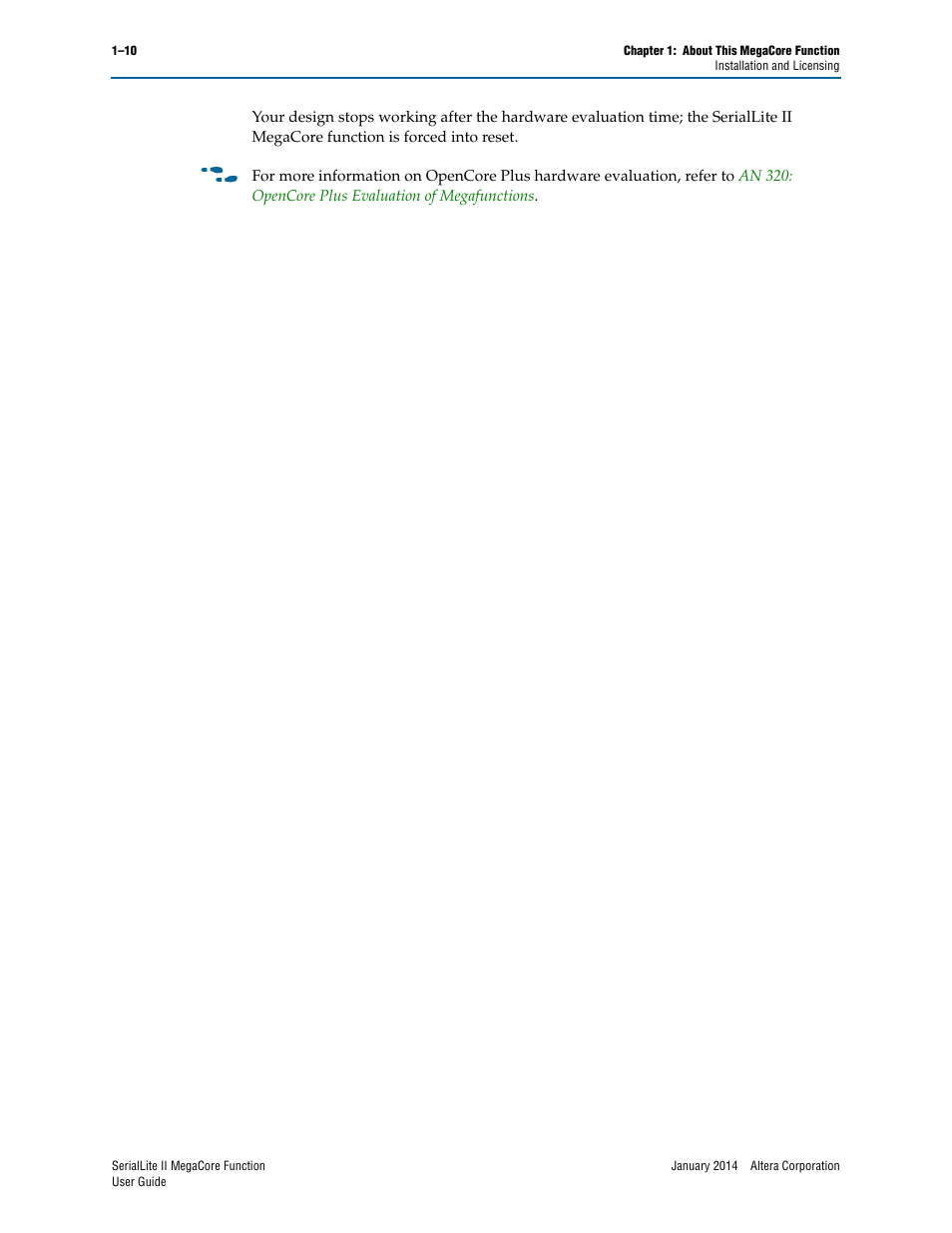 Altera SerialLite II IP Core User Manual | Page 15 / 110