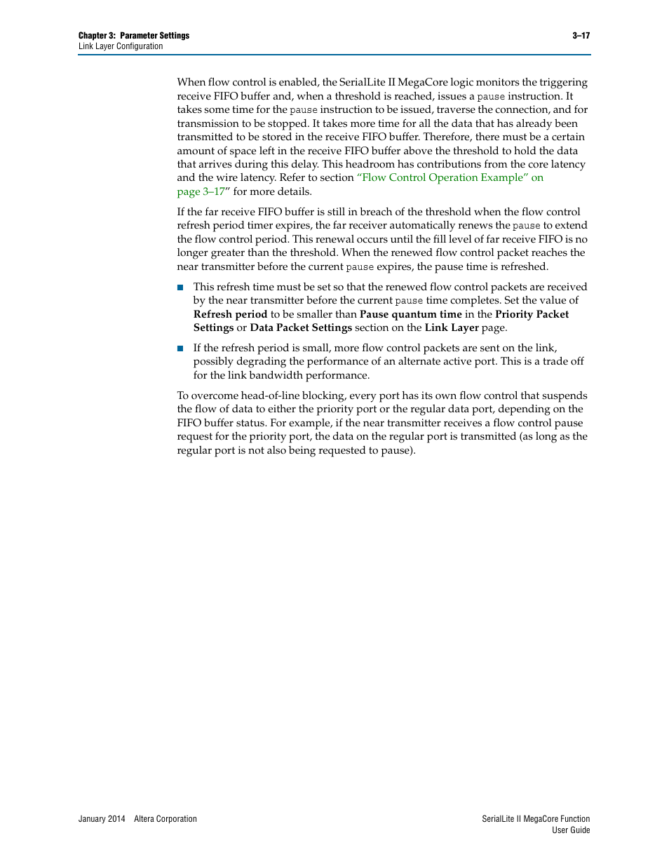 Altera SerialLite II IP Core User Manual | Page 40 / 110