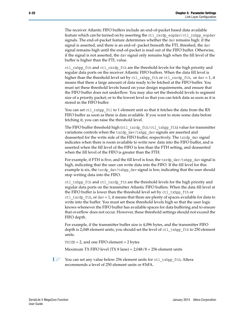 Altera SerialLite II IP Core User Manual | Page 45 / 110
