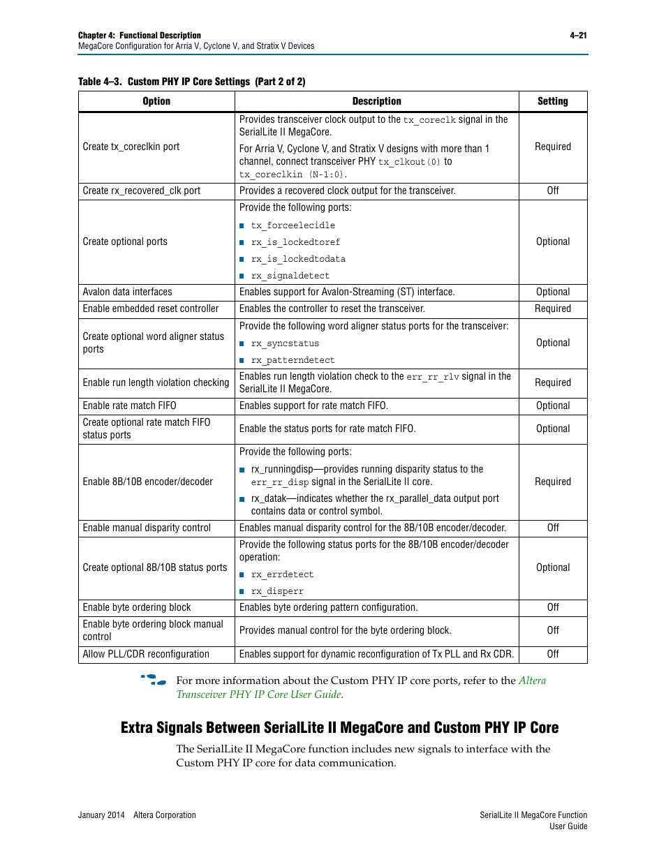 Altera SerialLite II IP Core User Manual | Page 75 / 110