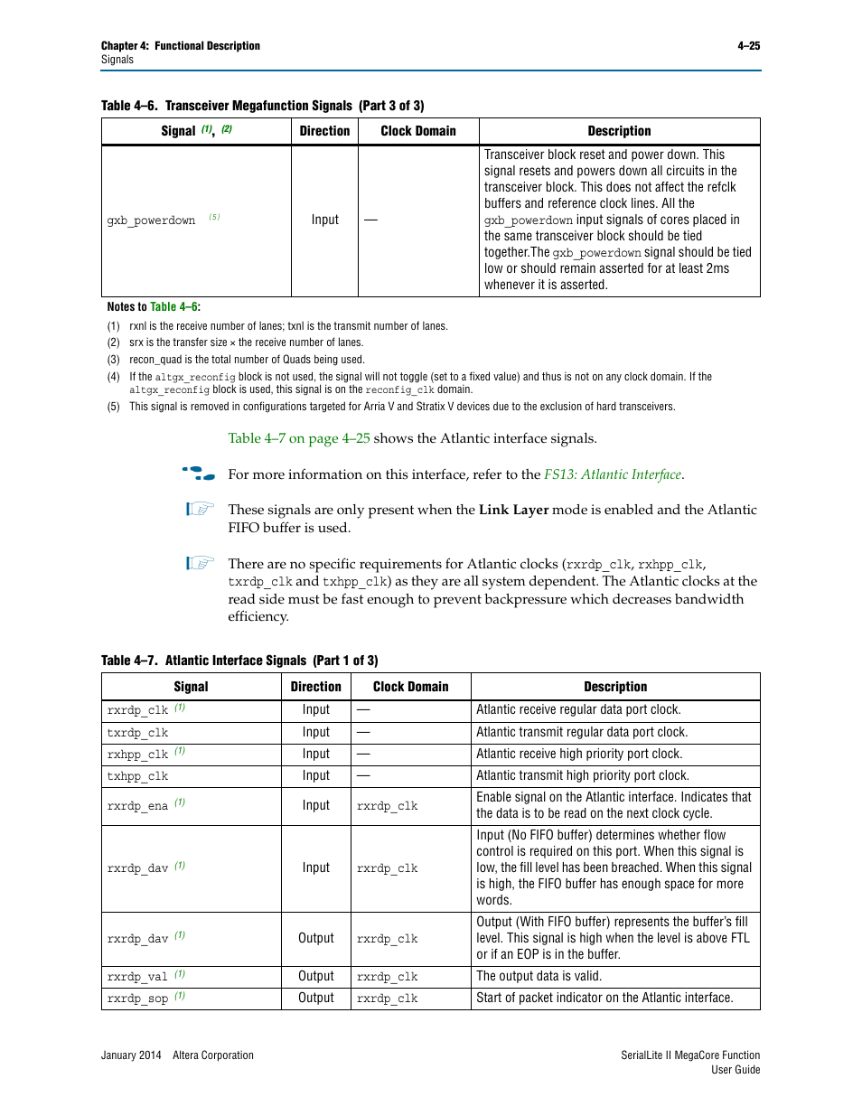 Altera SerialLite II IP Core User Manual | Page 79 / 110