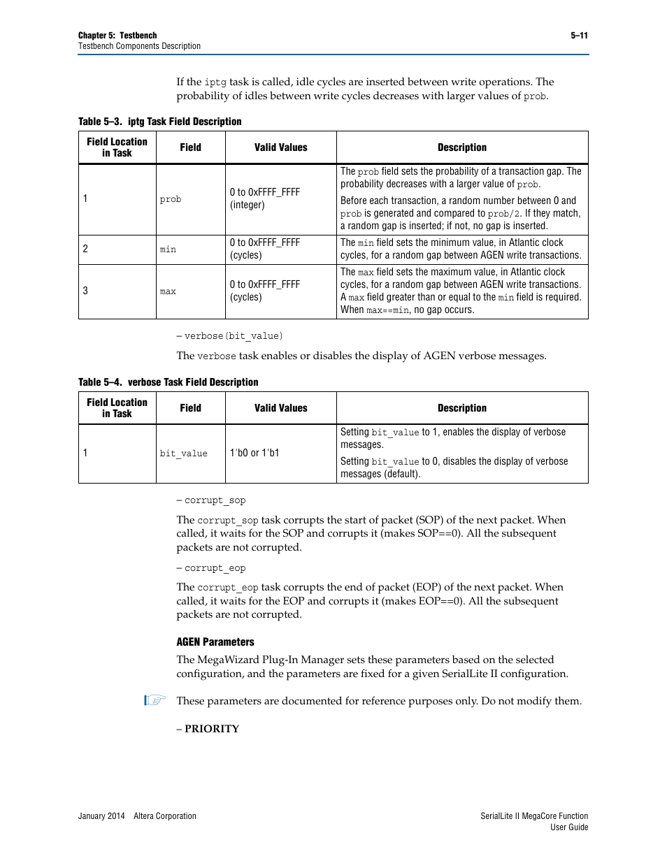 Altera SerialLite II IP Core User Manual | Page 97 / 110