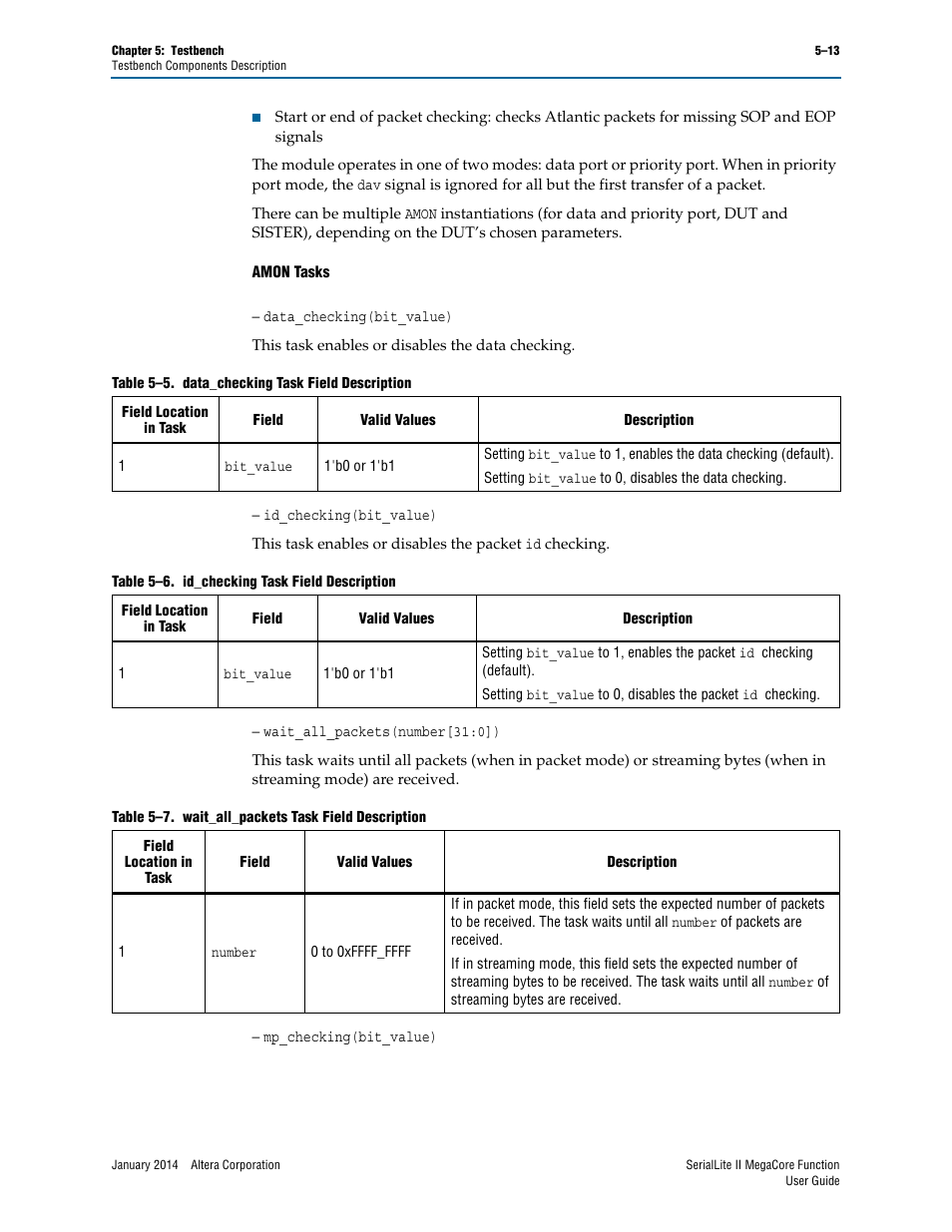Altera SerialLite II IP Core User Manual | Page 99 / 110