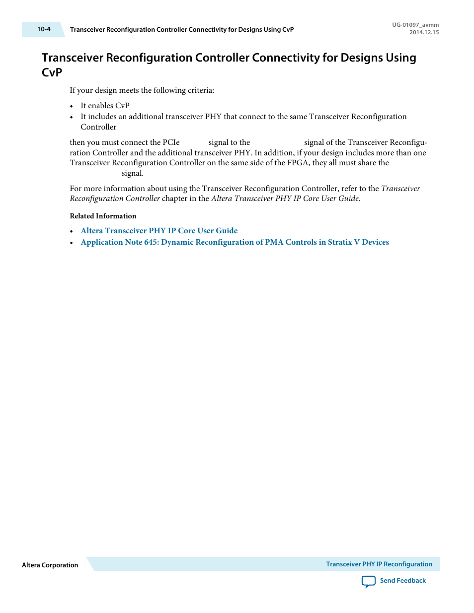 Altera Stratix V Avalon-MM Interface for PCIe Solutions User Manual | Page 150 / 184