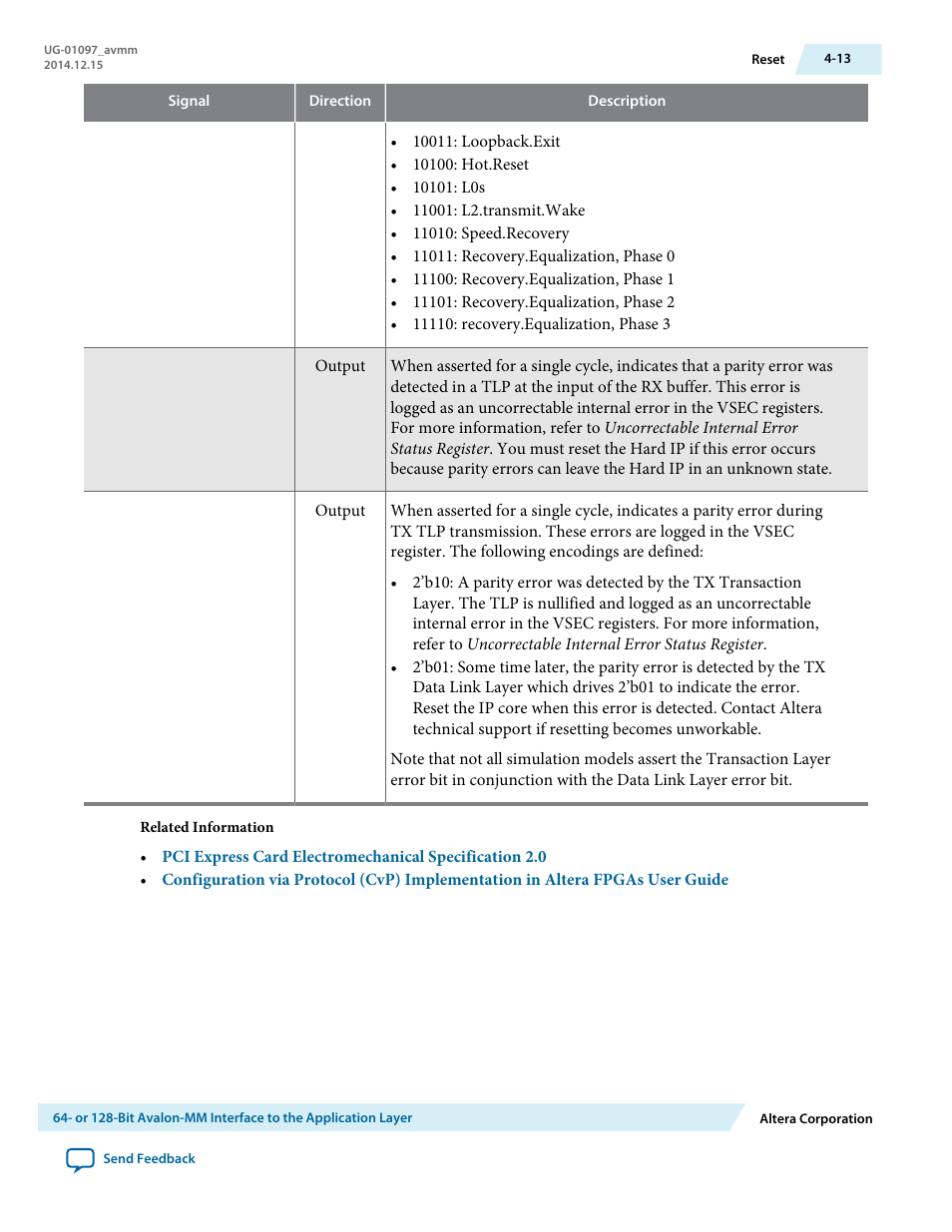 Altera Stratix V Avalon-MM Interface for PCIe Solutions User Manual | Page 46 / 184