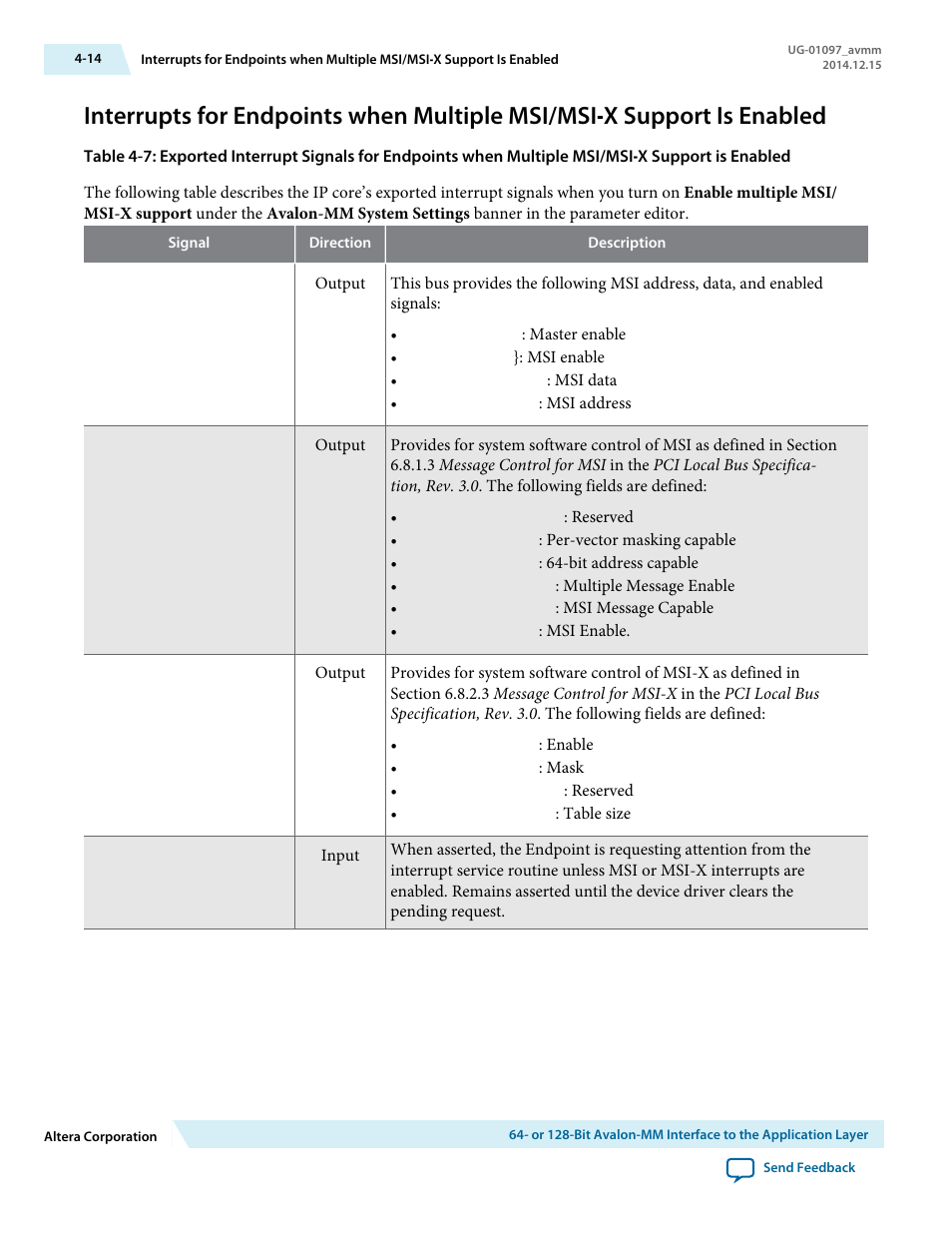 Altera Stratix V Avalon-MM Interface for PCIe Solutions User Manual | Page 47 / 184