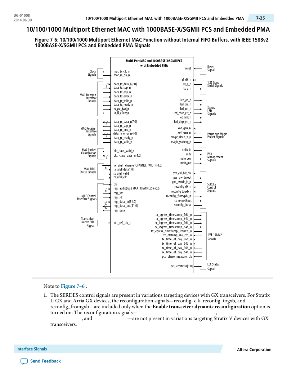 Pma -25 | Altera Triple Speed Ethernet MegaCore Function User Manual | Page 140 / 223