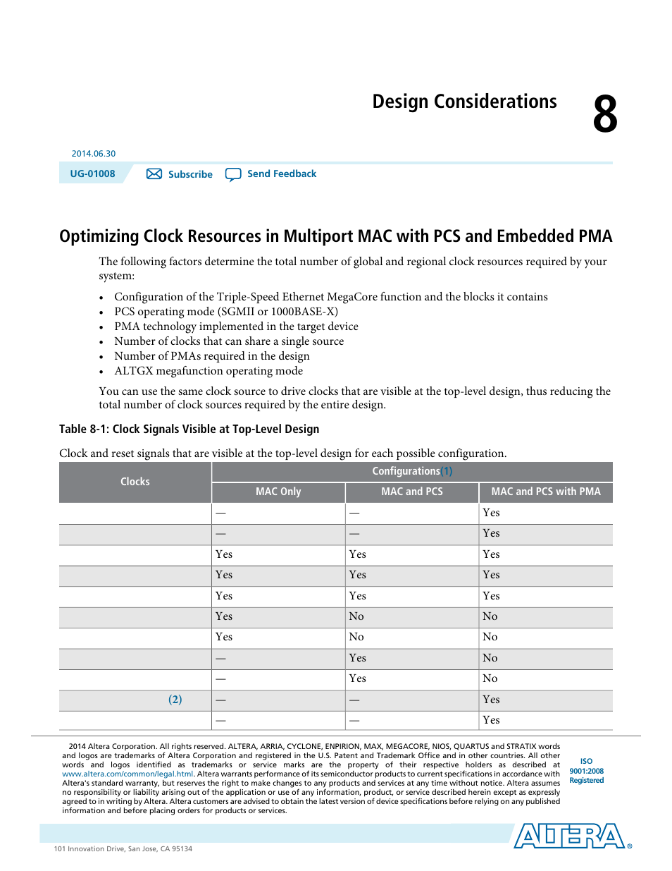 Design considerations, Design considerations -1 | Altera Triple Speed Ethernet MegaCore Function User Manual | Page 163 / 223