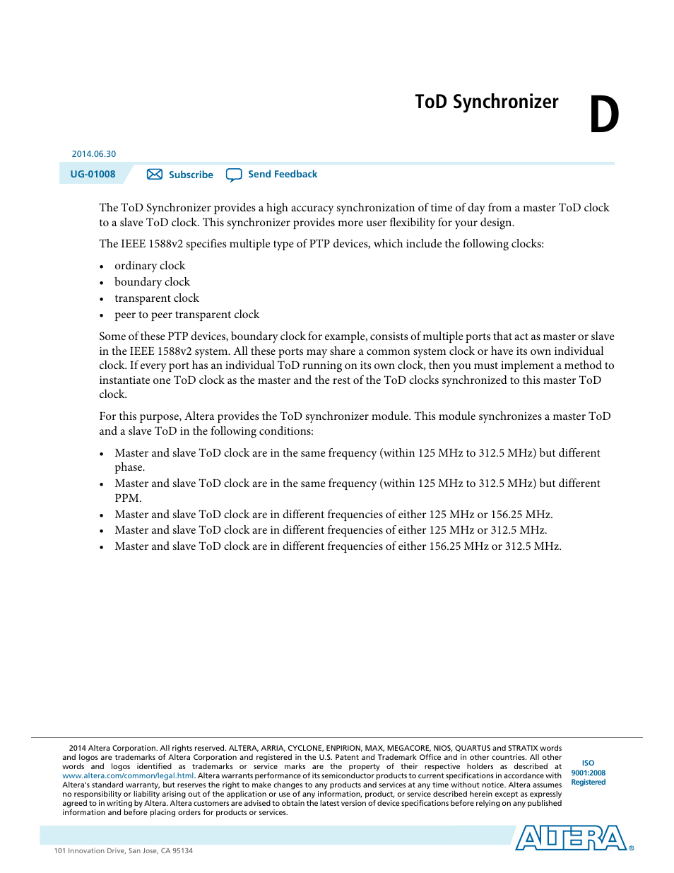D. tod synchronizer, Tod synchronizer | Altera Triple Speed Ethernet MegaCore Function User Manual | Page 207 / 223