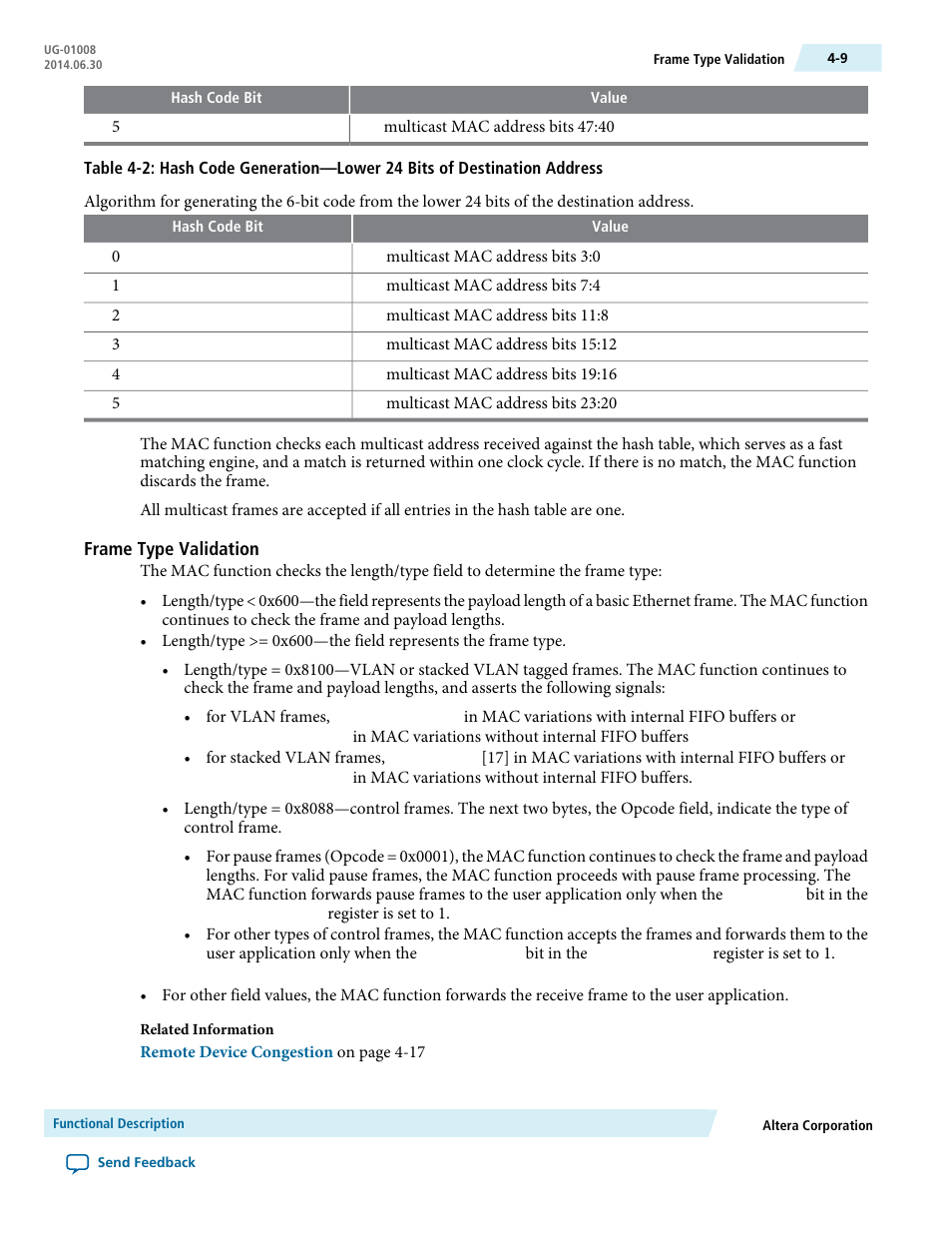 Frame type validation | Altera Triple Speed Ethernet MegaCore Function User Manual | Page 45 / 223