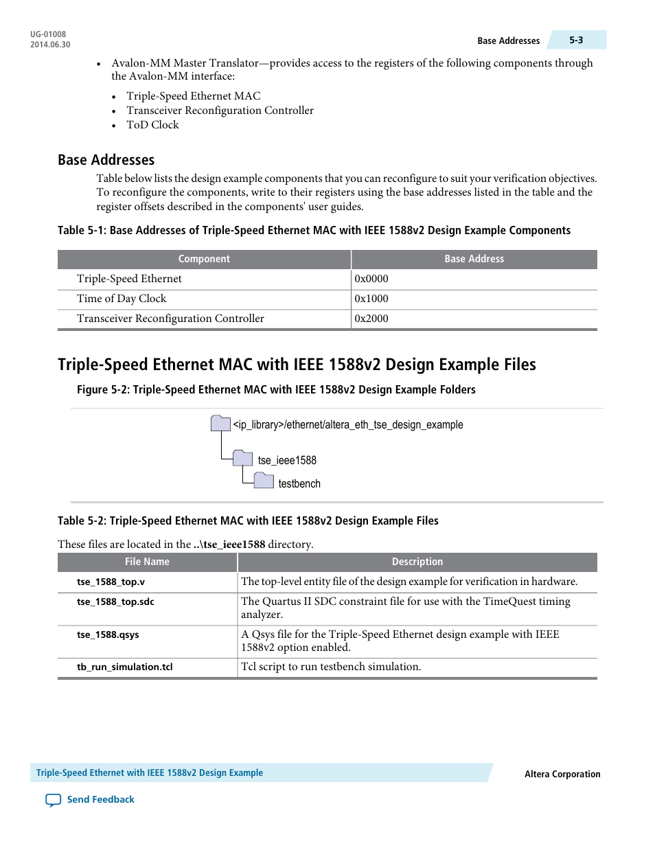 Base addresses, Base addresses -3 | Altera Triple Speed Ethernet MegaCore Function User Manual | Page 80 / 223