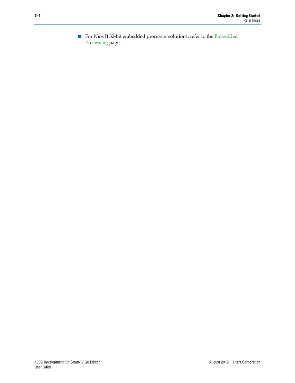Altera 100G Development Kit, Stratix V GX Edition User Manual | Page 8 / 44