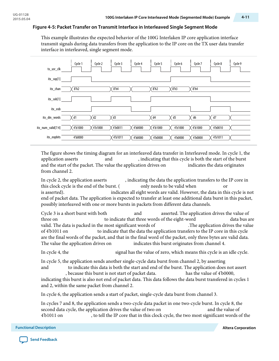 Altera 100G Interlaken MegaCore Function User Manual | Page 41 / 111