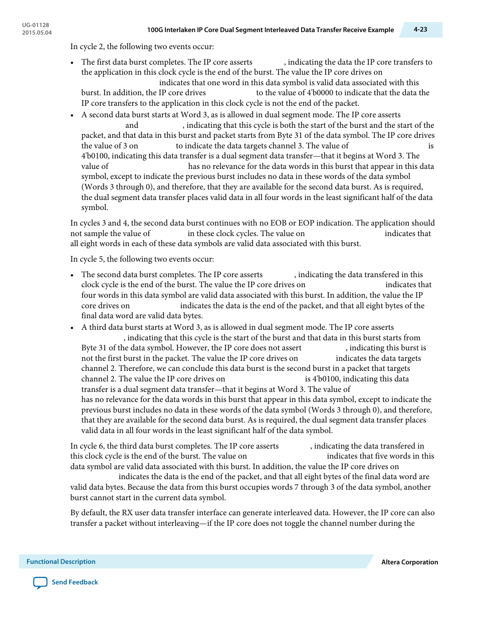 Altera 100G Interlaken MegaCore Function User Manual | Page 53 / 111